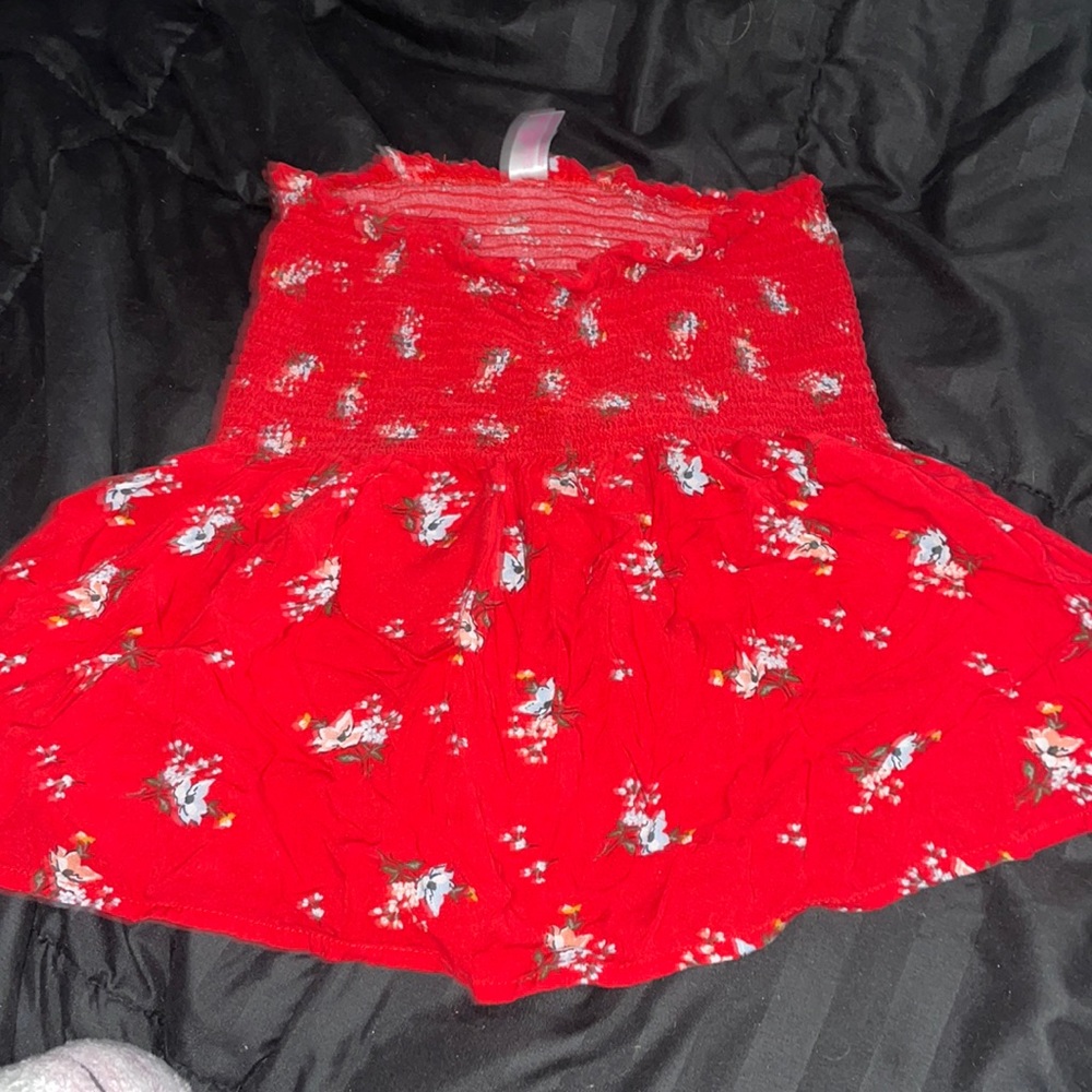 cute strapless shirt